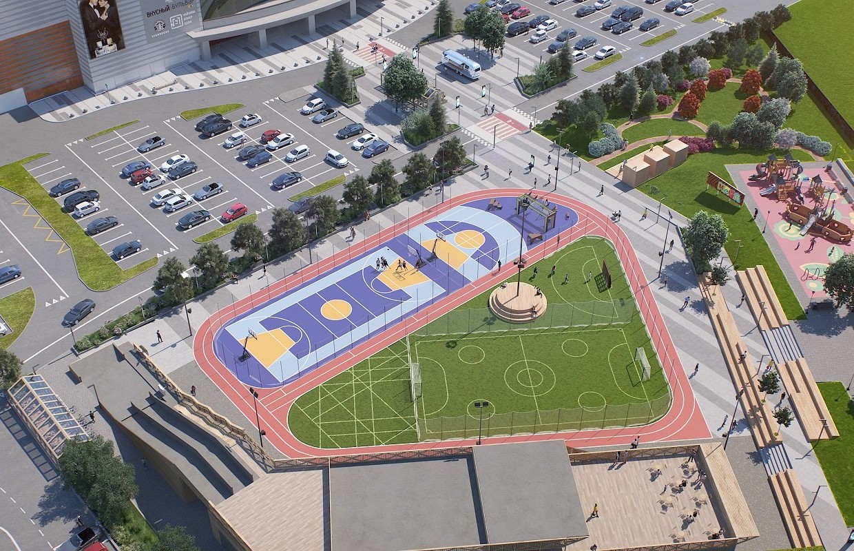 В «Mega Химки» откроется площадка для прогулок и занятий спортом - слайд 