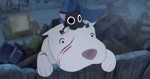Pixar выпустил новую короткометражку о дружбе питбуля и котенка — и это милота - слайд 