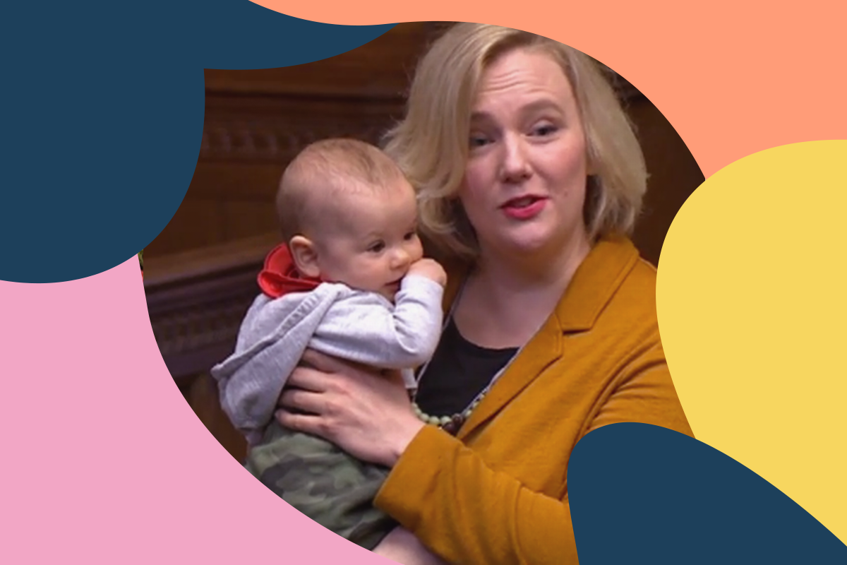 Представительница британского парламента взяла шестимесячную дочь на заседание - слайд 