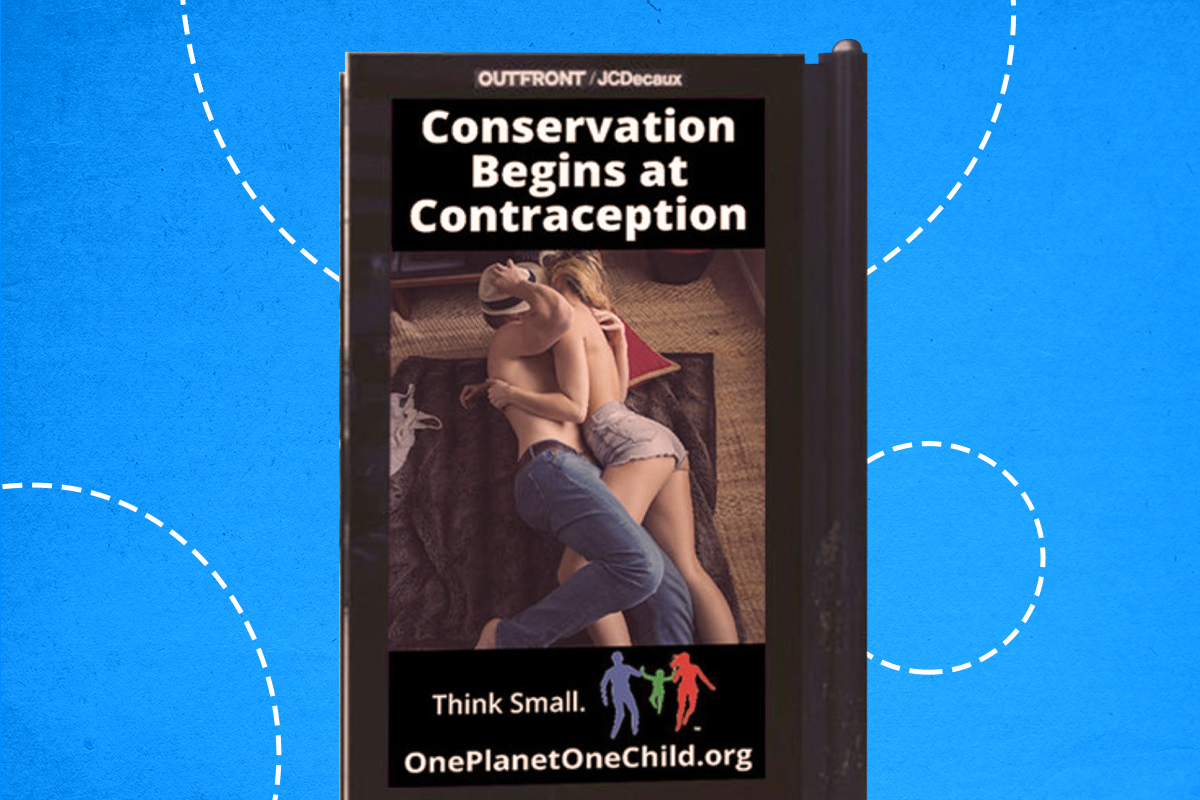 «Одна планета — один ребенок»: в США и Канаде появилась странная социальная реклама - слайд 