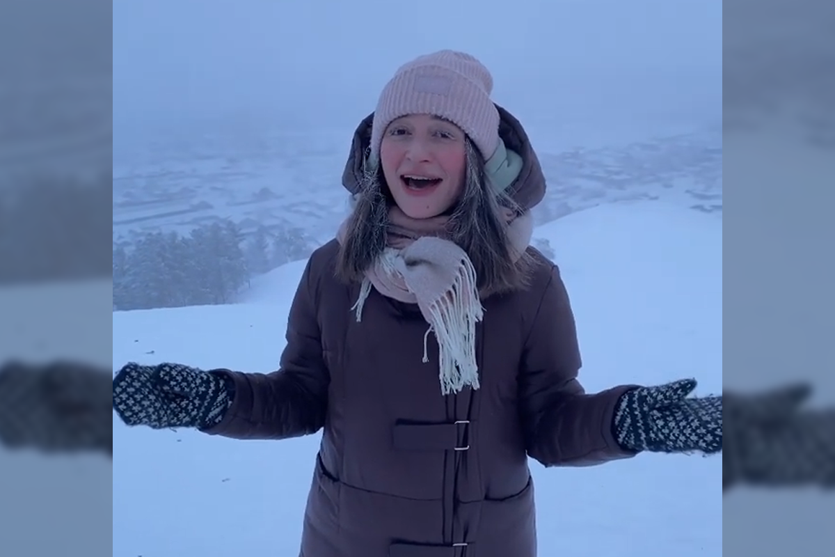 «Край суровый»: мама из Якутии спела песню из «Холодного сердца» в минус 50 градусов - слайд 