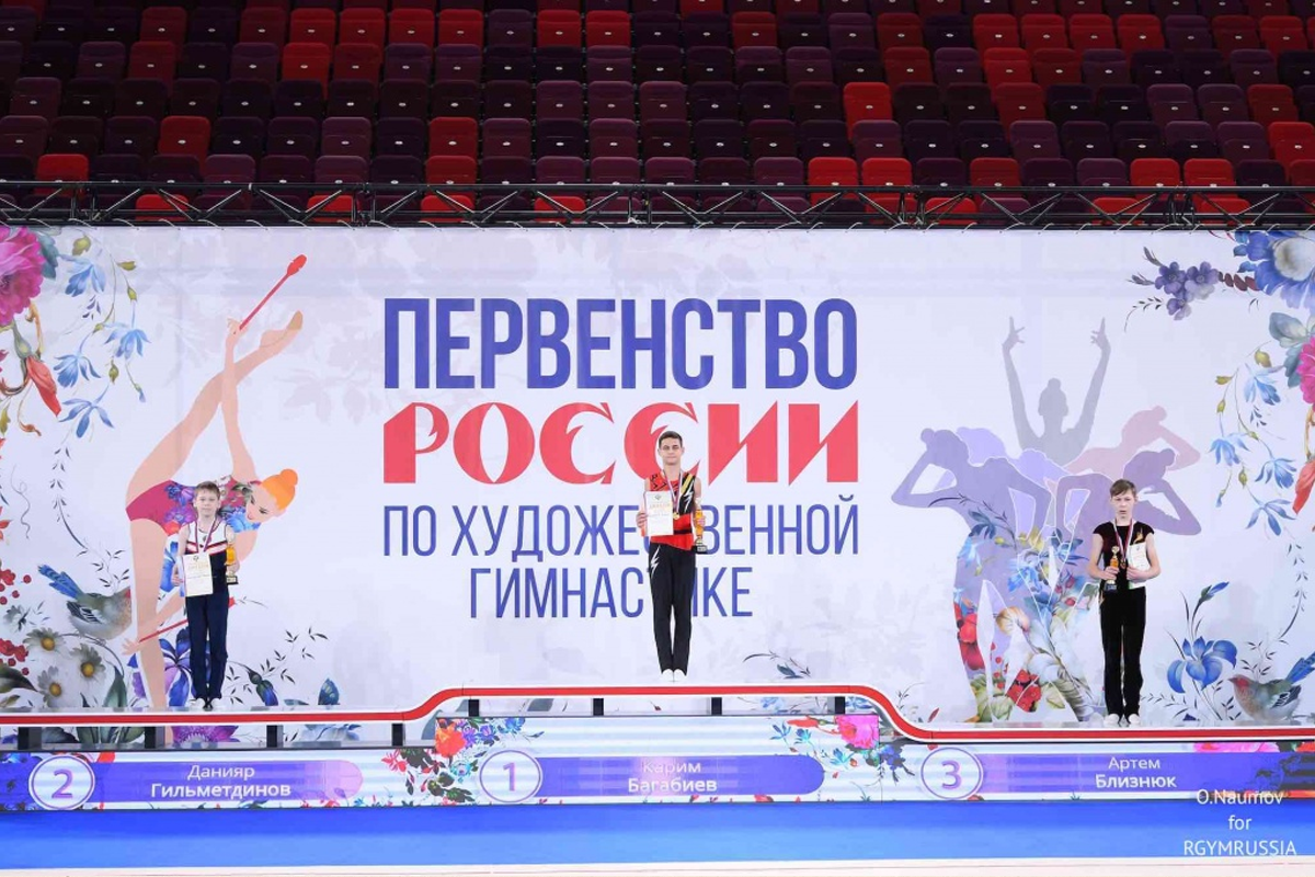 На Первенстве России по художественной гимнастике впервые выступили юноши - слайд 