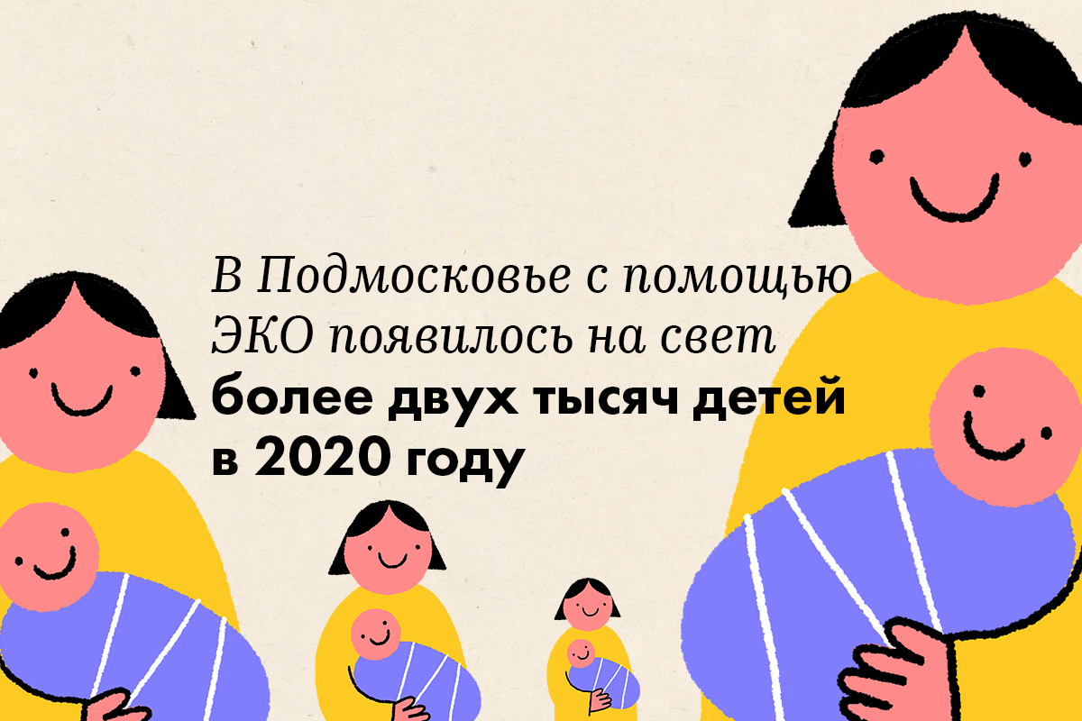 В Подмосковье с помощью ЭКО появилось на свет более двух тысяч детей в 2020 году - слайд 