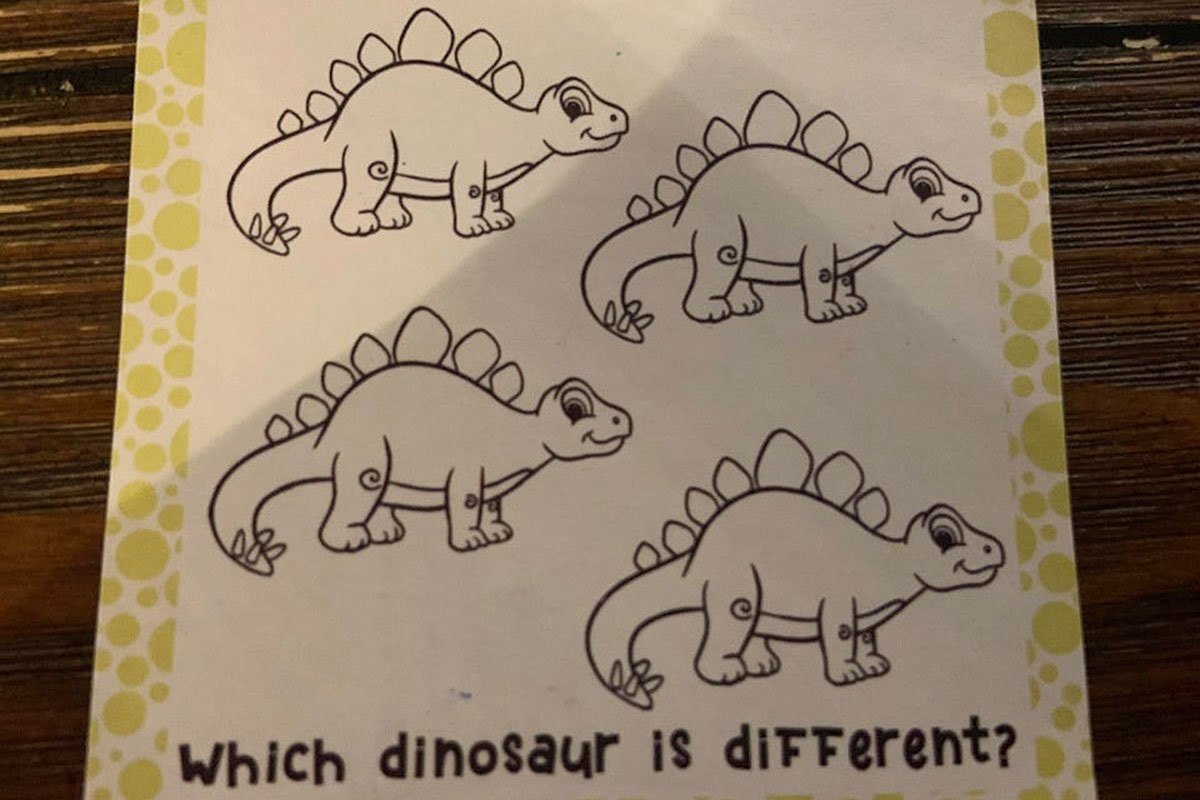 Найдите разницу между динозаврами: детская задачка свела с ума интернет - слайд 