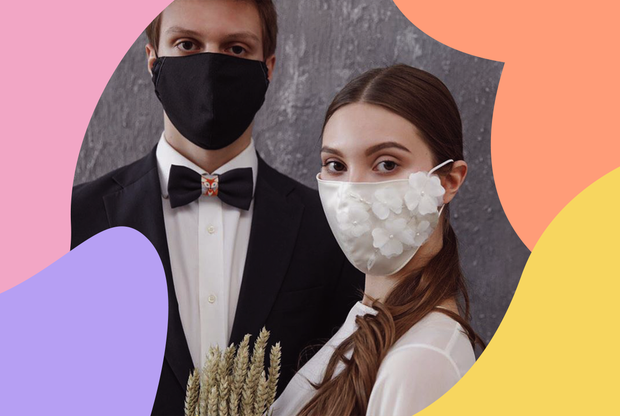 Маски, стразы и цветы: как проходят свадьбы в период пандемии коронавируса - слайд 