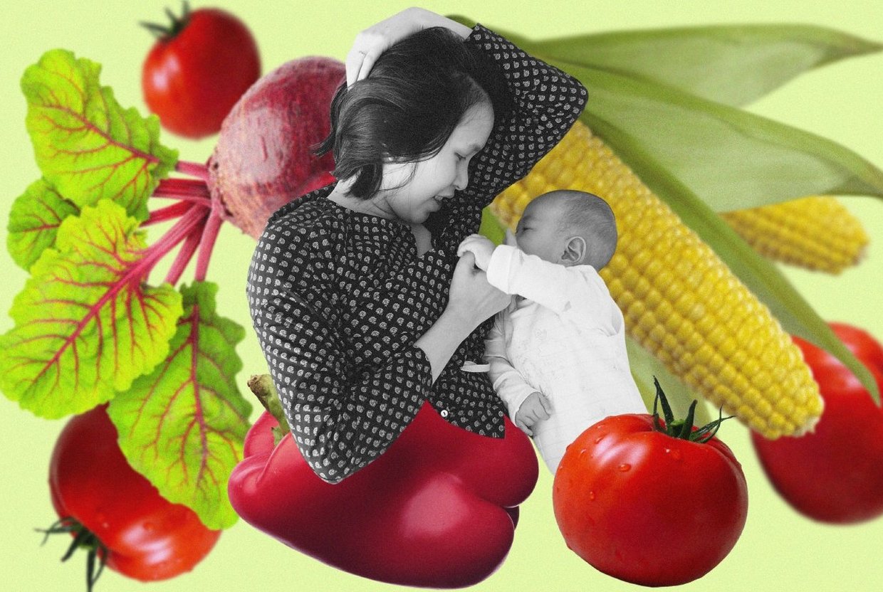 Можно ли кормящей матери есть свежие фрукты и овощи? - слайд 